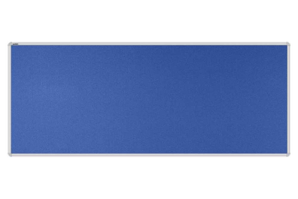 Stolový paraván EKONOMIK ekoTAB, oblý roh, 160x65 cm, královsky modrý