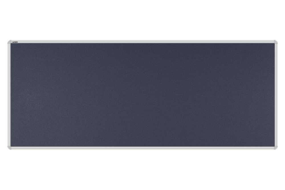 Stolový paraván EKONOMIK ekoTAB, oblý roh, 160x65 cm, černý