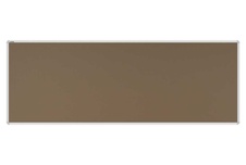 Stolový paraván EKONOMIK ekoTAB, oblý roh, 180x65 cm, béžový