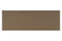 Stolový paraván EKONOMIK ekoTAB, oblý roh, 180x65 cm, béžový