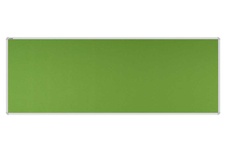 Stolový paraván EKONOMIK ekoTAB, oblý roh, 180x65 cm, jarní zelený