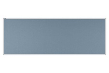 Stolový paraván EKONOMIK ekoTAB, oblý roh, 180x65 cm, tmavě šedý