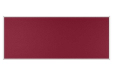 Stolový paraván EKONOMIK ekoTAB, ostrý roh, 160x65 cm, bordó
