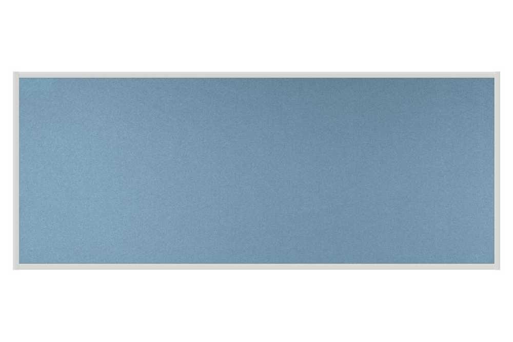 Stolový paraván EKONOMIK ekoTAB, ostrý roh, 160x65 cm, světle modrý