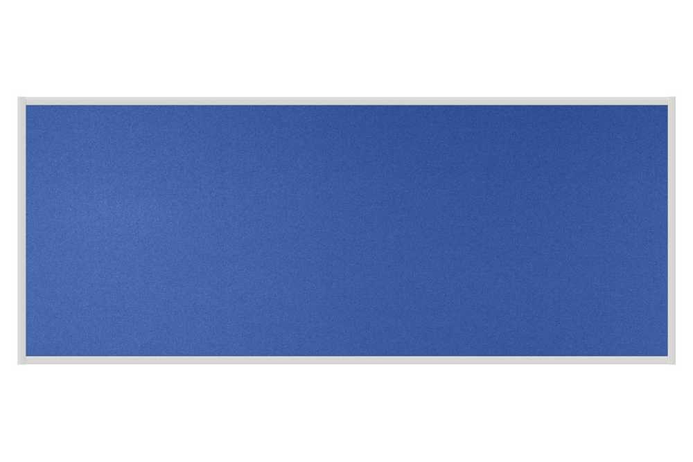 Stolový paraván EKONOMIK ekoTAB, ostrý roh, 160x65 cm, královsky modrý