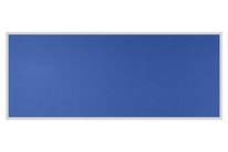 Stolový paraván EKONOMIK ekoTAB, ostrý roh, 160x65 cm, královsky modrý