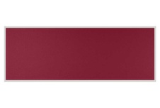 Stolový paraván EKONOMIK ekoTAB, ostrý roh, 180x65 cm, bordó