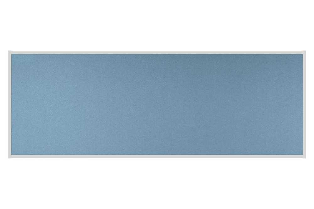 Stolový paraván EKONOMIK ekoTAB, ostrý roh, 180x65 cm, světle modrý