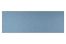 Stolový paraván EKONOMIK ekoTAB, ostrý roh, 180x65 cm, světle modrý
