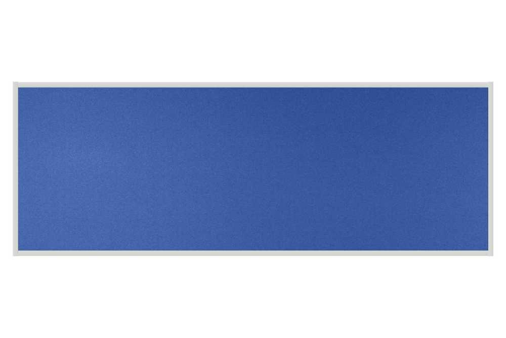Stolový paraván EKONOMIK ekoTAB, ostrý roh, 180x65 cm, královsky modrý