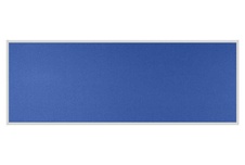 Stolový paraván EKONOMIK ekoTAB, ostrý roh, 180x65 cm, královsky modrý