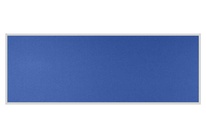 Stolový paraván EKONOMIK ekoTAB, ostrý roh, 180x65 cm, královsky modrý