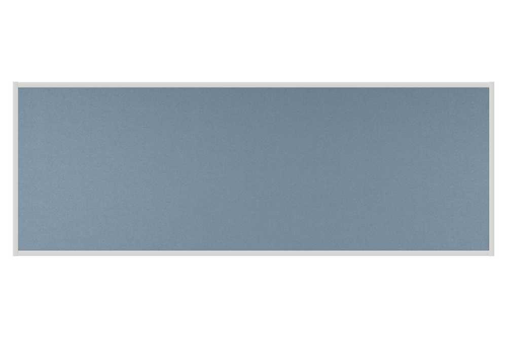 Stolový paraván EKONOMIK ekoTAB, ostrý roh, 180x65 cm, tmavě šedý