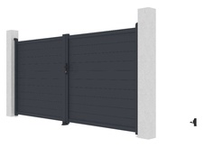 Brána dvoukřídlá G21 Orlando 350x173 cm, antracit
