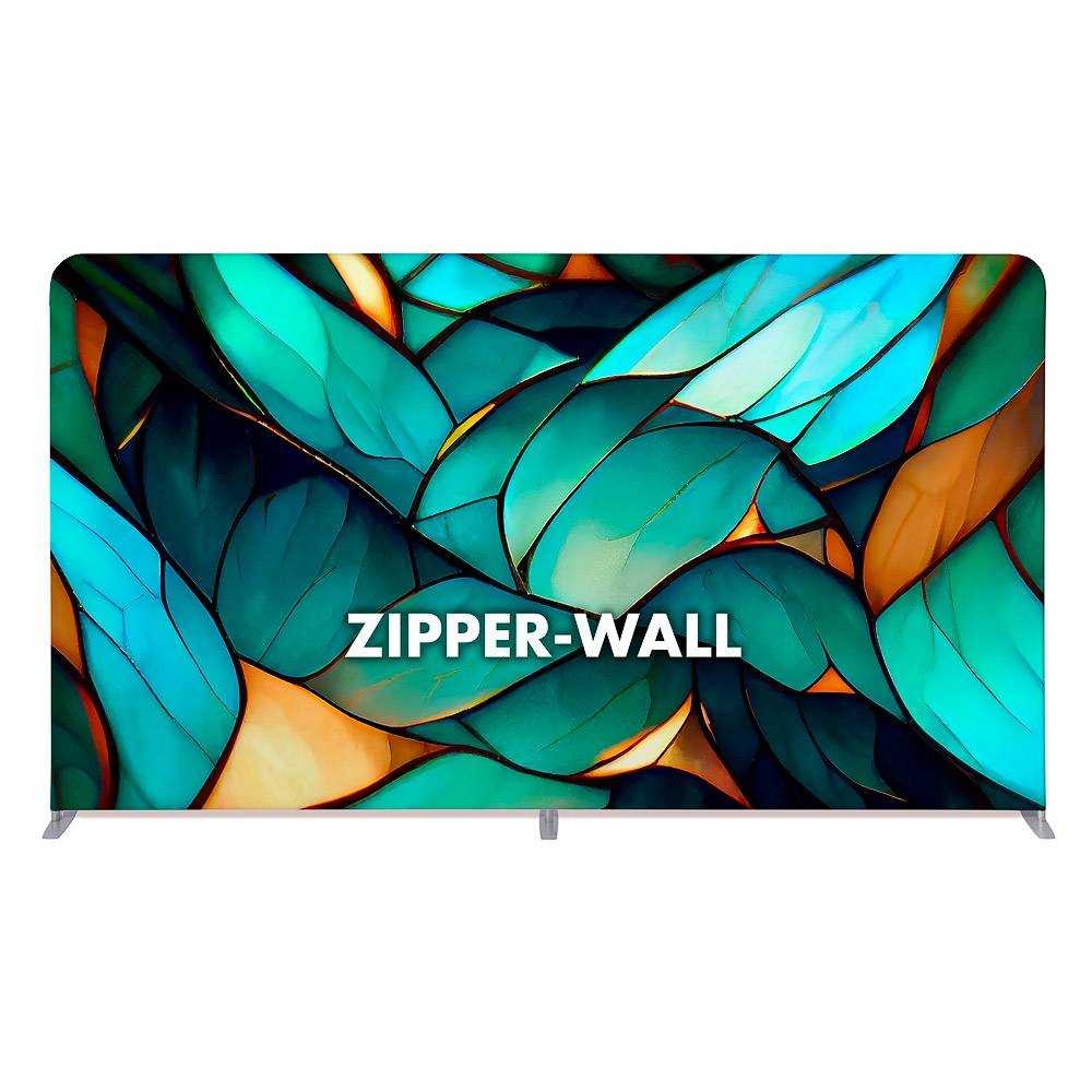 Reklamní stěna Zipper-Wall Straight Basic 400x230 cm, jednostranný tisk