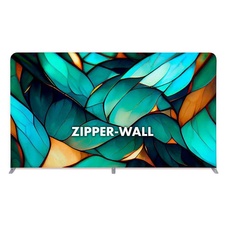 Reklamní stěna Zipper-Wall Straight Basic 400x230 cm, jednostranný tisk