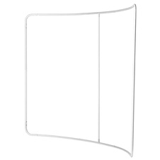 Reklamní zaoblená stěna Zipper-Wall Curved Basic 400x230 cm, jednostranný tisk