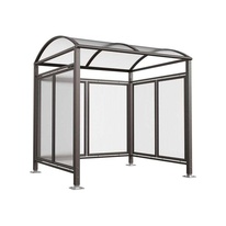 AKCE - Přístřešek na kola klenutý "M" v délce 2500 mm, šedá PRO