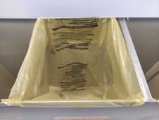Sestava košů na tříděný odpad Eko Station 3x60l, šedá
