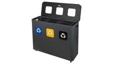 Sestava košů na tříděný odpad Eko Star Station 3x60l, antracit