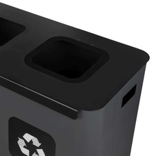 Sestava košů na tříděný odpad Eko Star Station 3x60l, antracit