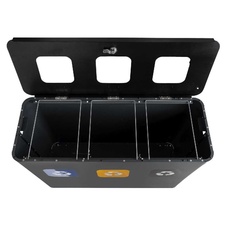 Sestava košů na tříděný odpad Eko Star Station 3x60l, antracit