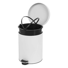 Pedálový koš Freedom Fresh 5l, bílá