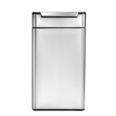Dotykový hranatý odpadkový koš Simplehuman 40l, matný nerez
