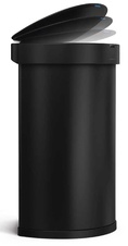 Bezdotykový půlkulatý odpadkový koš Simplehuman 45l, černá