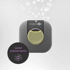 Bezdotykový půlkulatý odpadkový koš Simplehuman 45l, černá