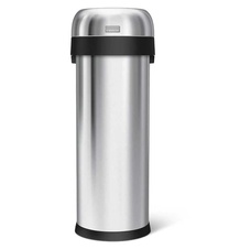 Odpadkový slim koš pro obchodní prostory Simplehuman 50l, lesklá nerez