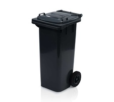 Plastová popelnice 80l, černá