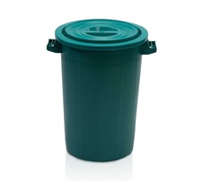 Sud 75l na dešťovou vodu včetně víka, recyklovaný plast, zelená