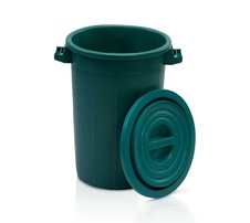 Sud 75l na dešťovou vodu včetně víka, recyklovaný plast, zelená