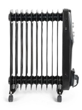 Olejový radiátor G21 Bromo černý, 11 žeber, 2500 W