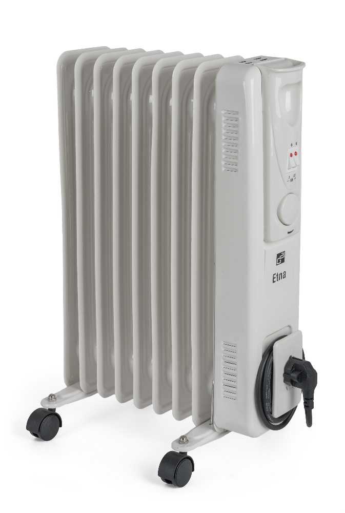 Olejový radiátor G21 Etna bílá, 9 žeber, 2000 W