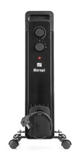 Olejový radiátor G21 Merapi černá, 11 žeber, 2500 W