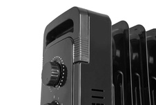 Olejový radiátor G21 Merapi černá, 11 žeber, 2500 W