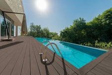 Terasové prkno G21, 2,4x14x300 cm, Indický teak WPC