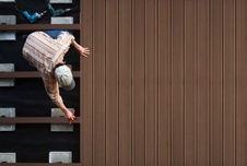 Terasové prkno G21, 2,4x14x400 cm, třešeň WPC