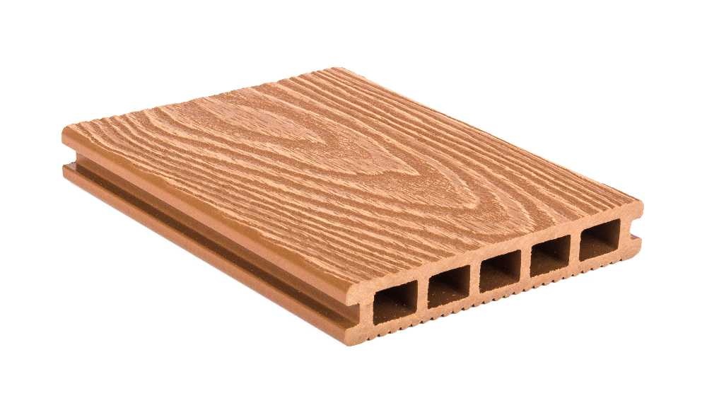 Terasové prkno G21, 2,5x14,8x300 cm, Light Wood WPC