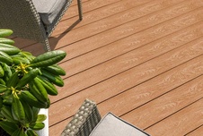 Terasové prkno G21, 2,5x14,8x300 cm, Light Wood WPC