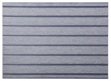 Terasové prkno G21, 2,5x14,8x300 cm, Silver Wood WPC s kulatými výřezy