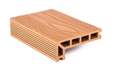 Terasové prkno zakončovací G21, 2,5x14x400 cm, Light Wood WPC