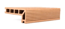 Terasové prkno zakončovací G21, 2,5x14x400 cm, Light Wood WPC