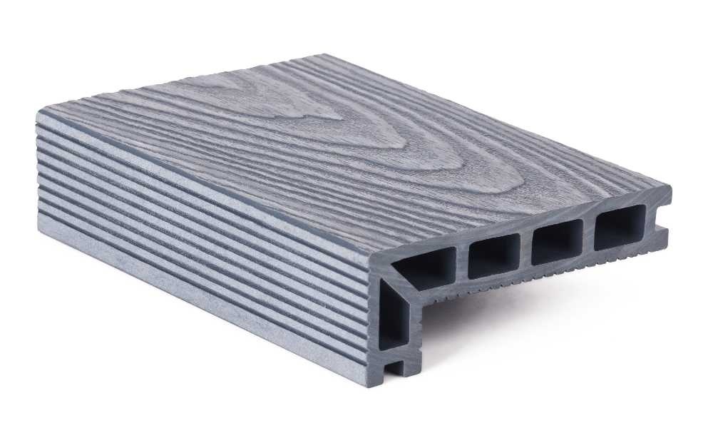 Terasové prkno zakončovací G21, 2,5x14x400 cm, Silver Wood WPC