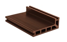 Terasové prkno zakončovací G21, 2,5x14x400 cm, třešeň WPC