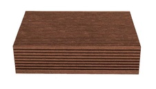 Terasové prkno zakončovací G21, 2,5x14x400 cm, třešeň WPC