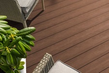 Terasové prkno zakončovací G21, 2,5x14x400 cm, třešeň WPC