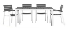 Zahradní stůl Keter HARMONY, bílá-světle šedá